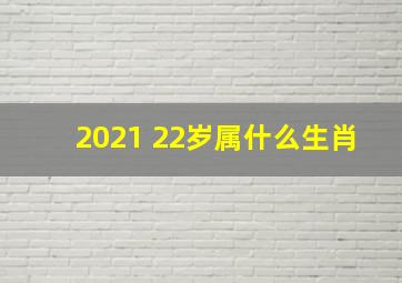 2021 22岁属什么生肖